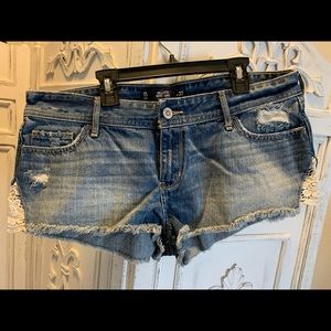 Hollister denim shorts XL